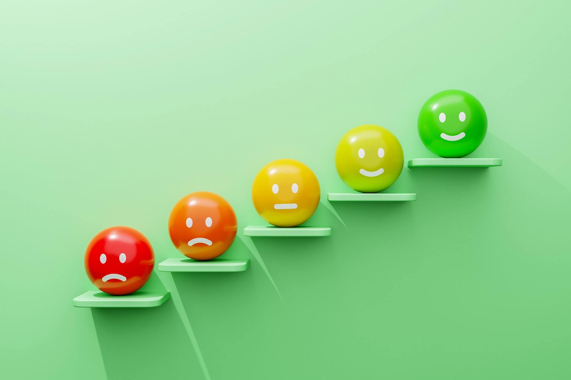 Emotional scale of emoticons