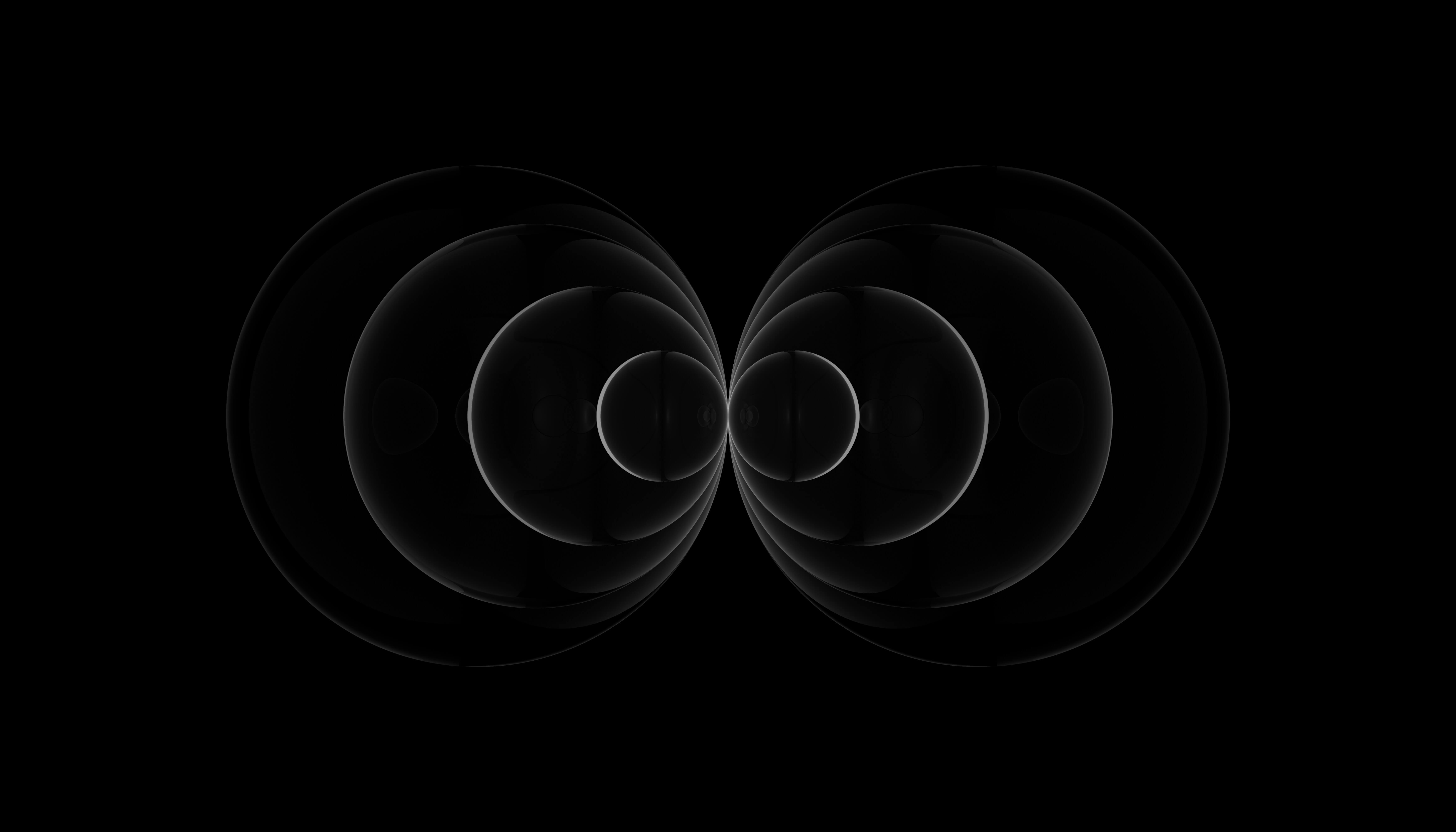 Concentric circles representing time overlap